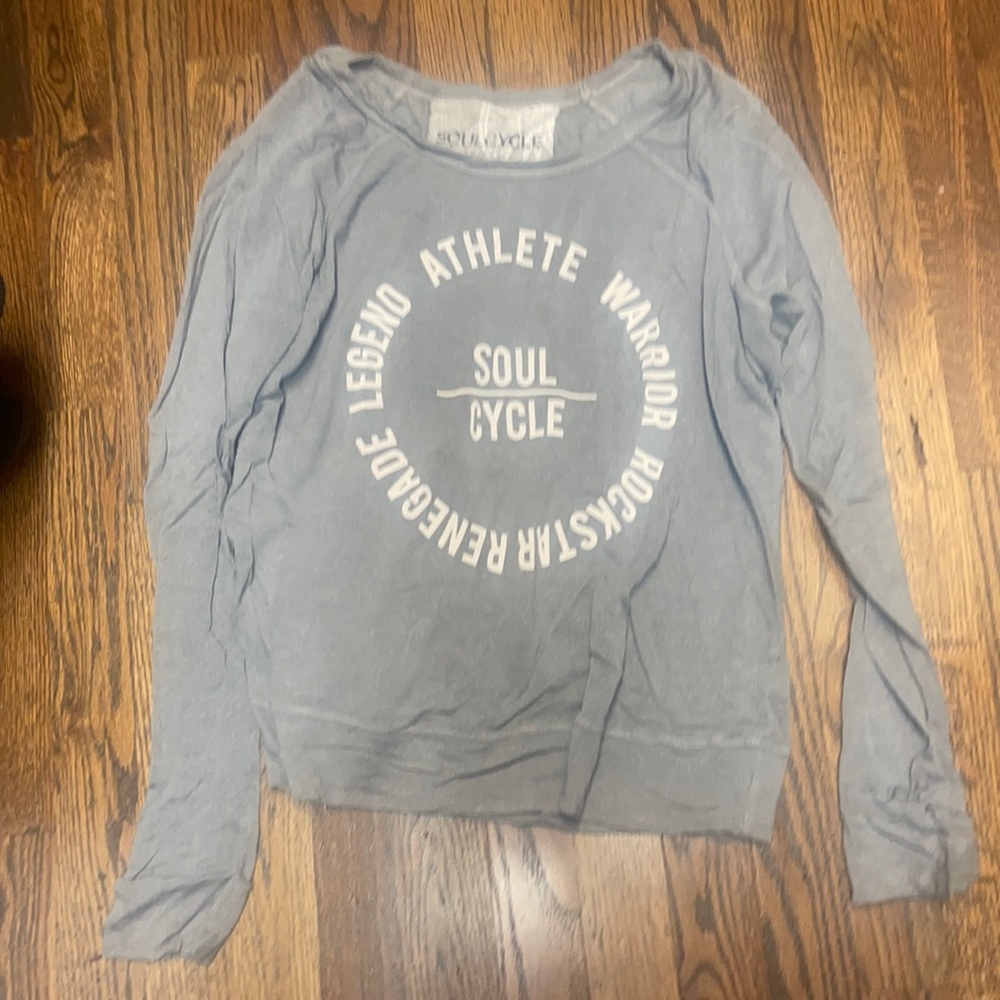 Grey soul cycle long sleeve tee